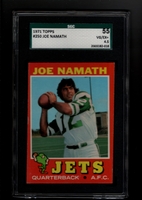 1971 Topps #250 Joe Namath SGC 55 VG/EX+ 4.5   NEW YORK JETS
